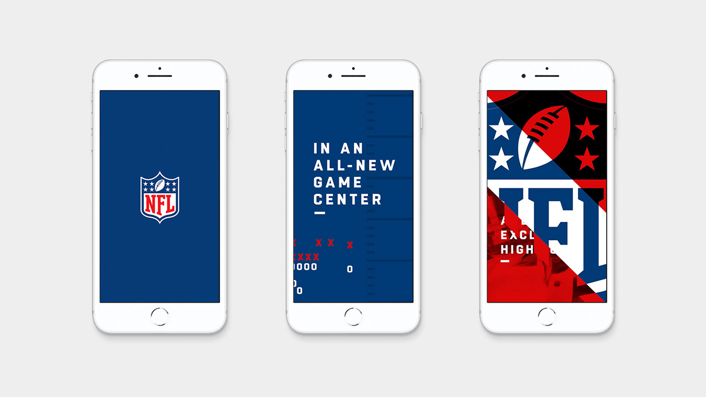 Adobe Portfolio sports brand football brand identity nfl design language digital content digital content social media