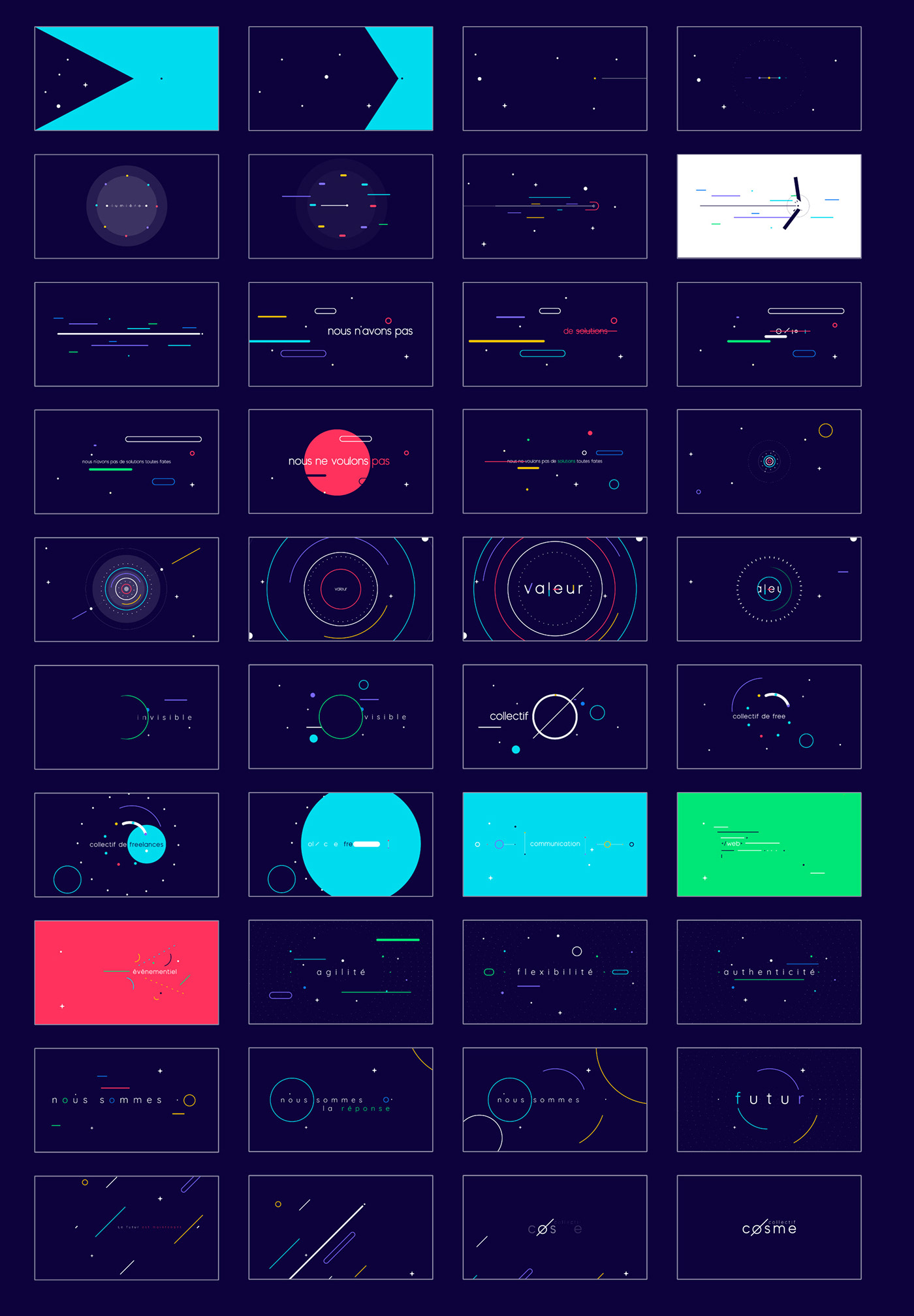 gifs 2D typography   animation  geometry Space  graphics ILLUSTRATION 