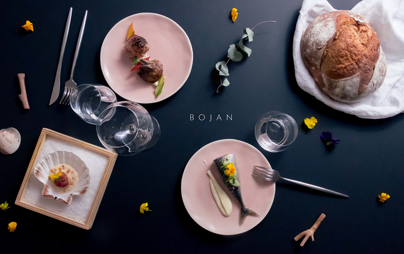 restaurant bojan sheena maucuer Photography  Culinary Food  france montpellier languedoc occitanie