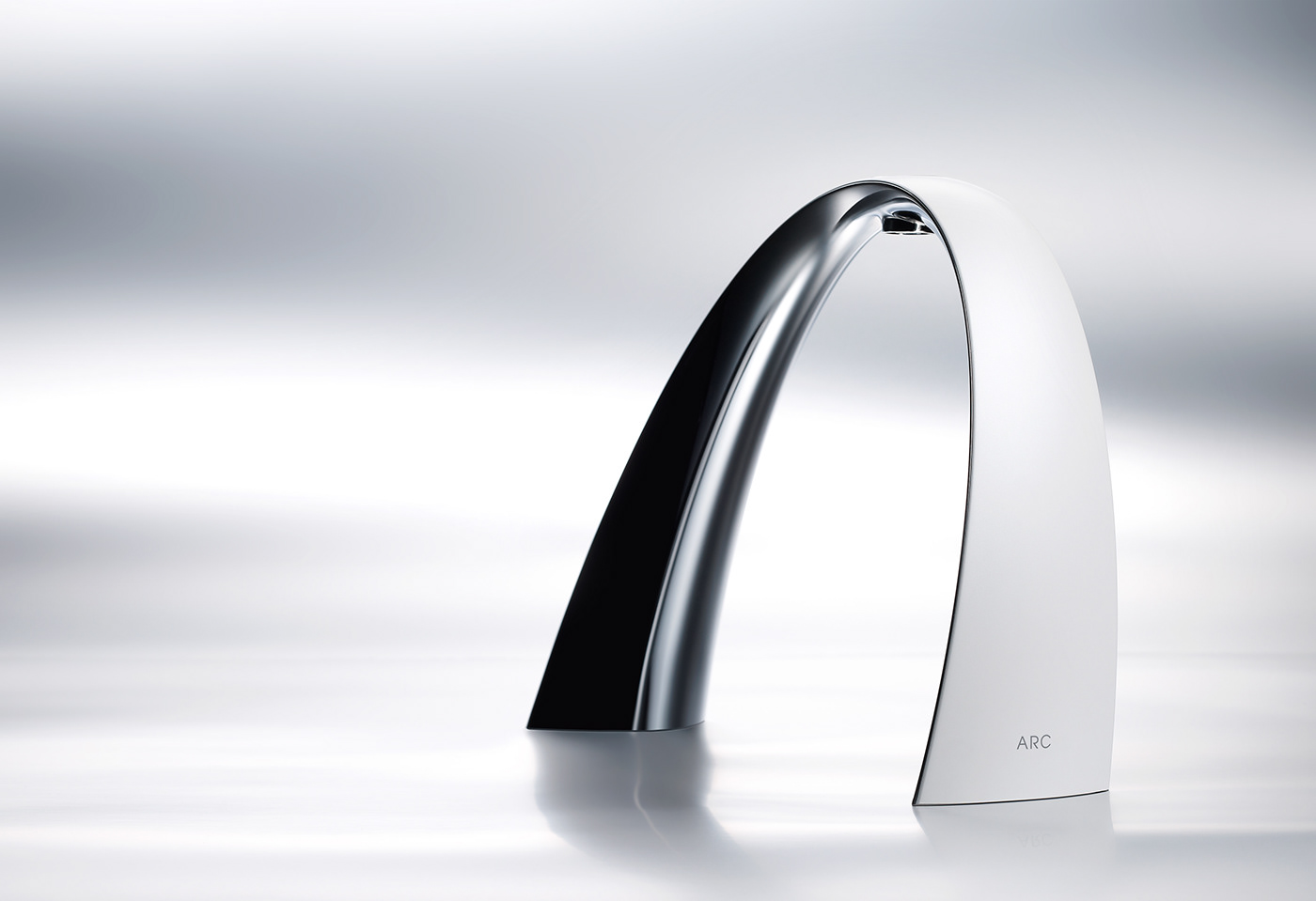 ARC, the electric faucet designed by designer Kim Seungwoo of Industrial design studio VLND.