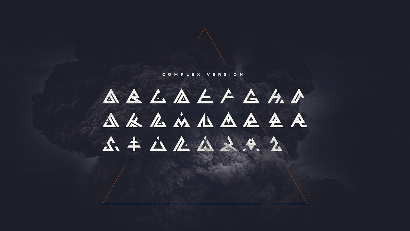 mountain montagne volcán triangle geometry