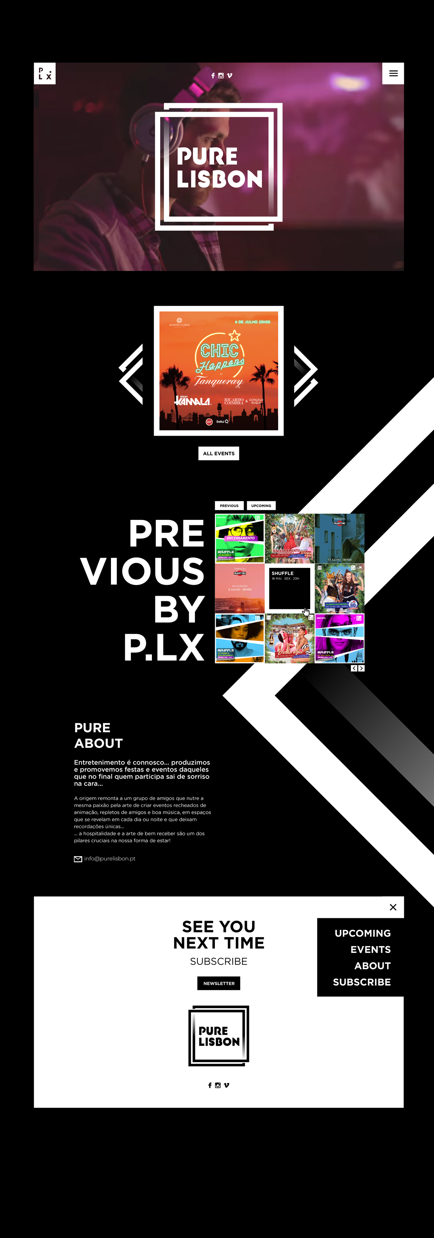purelisbon Webdesign componto brand concept website