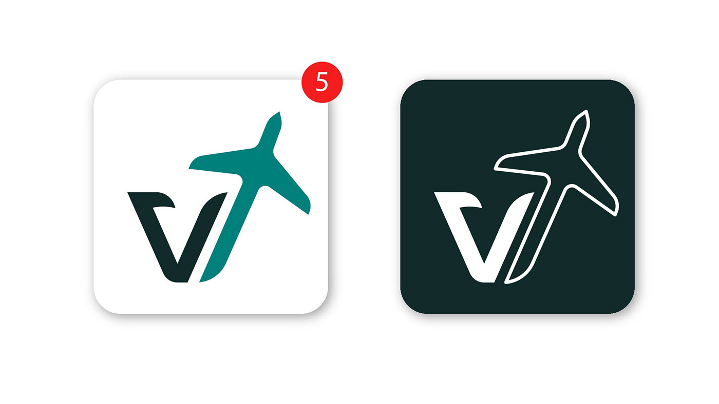 vacation Travel logo brand identity Graphic Designer visual identity trip summer plane SKY