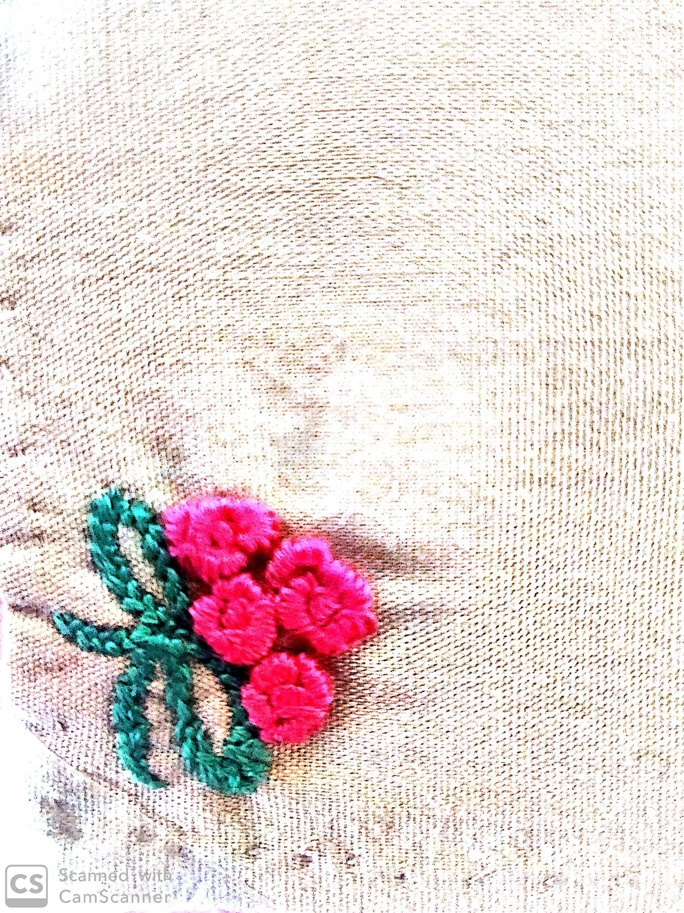Embroidery handskills textile