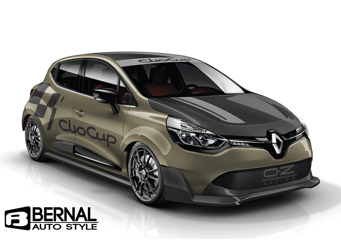 Renault Clio Cup Concept equipped with Full Wide Body Kit and multiple pain...