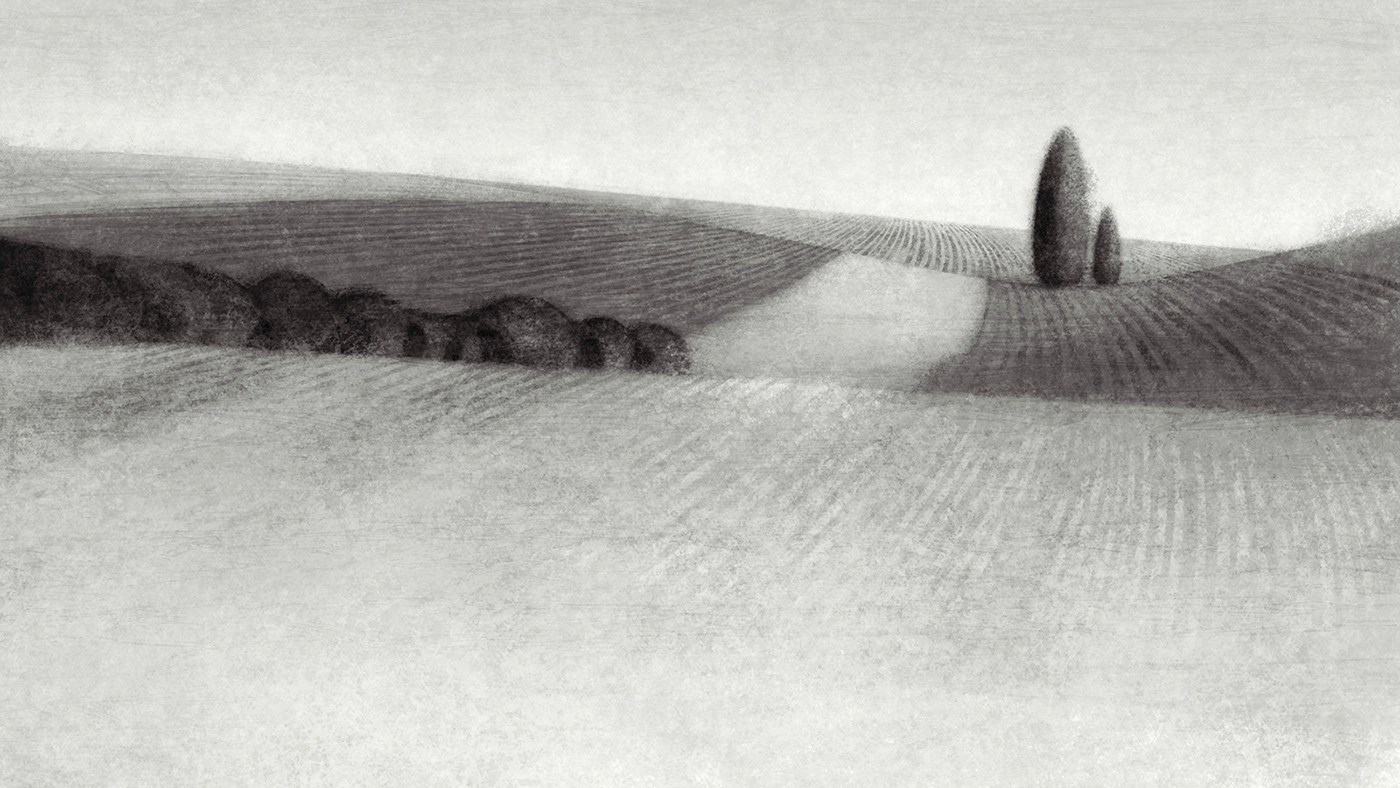 agard black and white grainy monochrome Monochrome landscapes animation  background bg Minimalism stylised