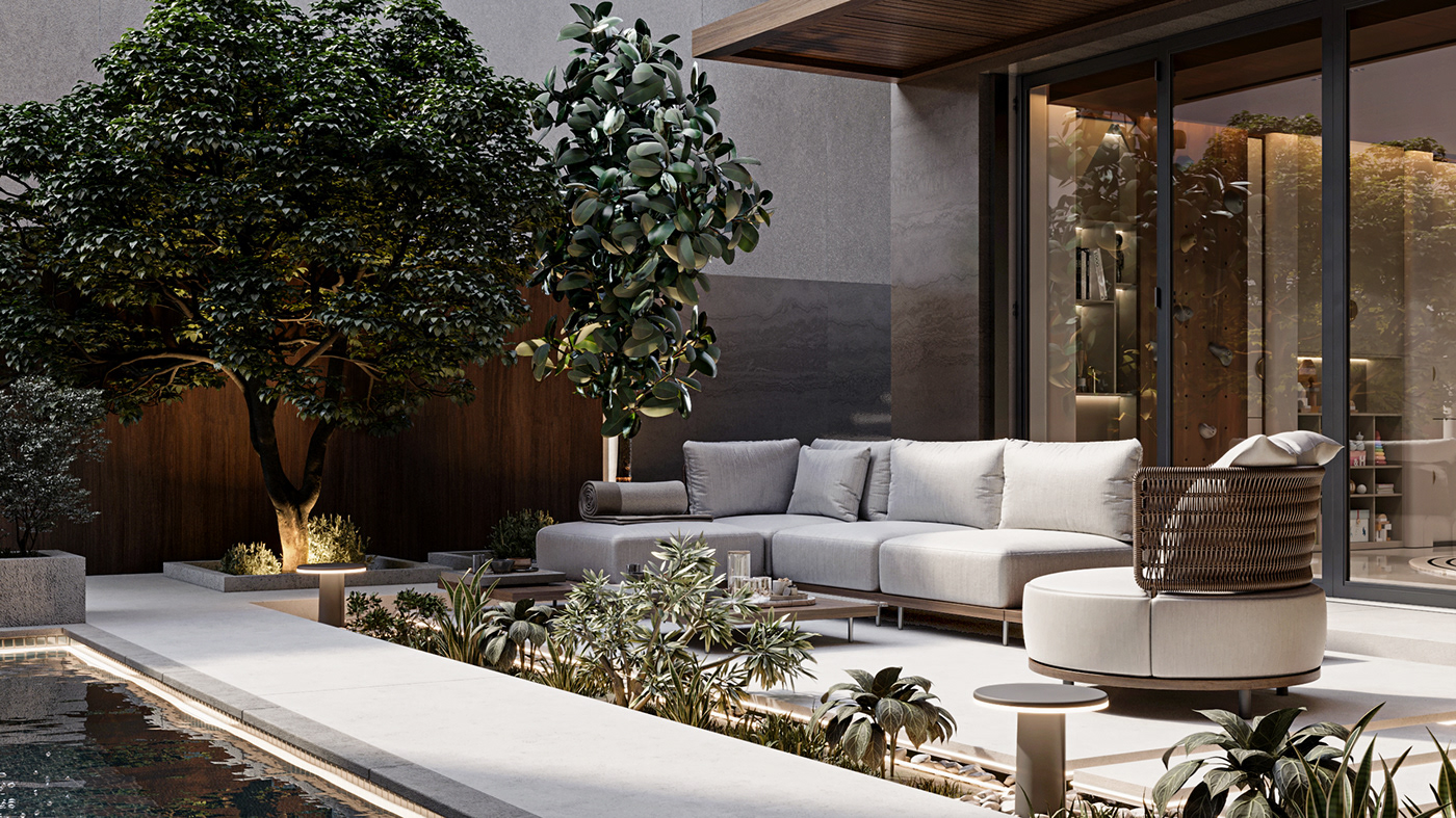 design Landscape Design exterior architecture 3ds max dubai Australia united states corona outdoor furniture