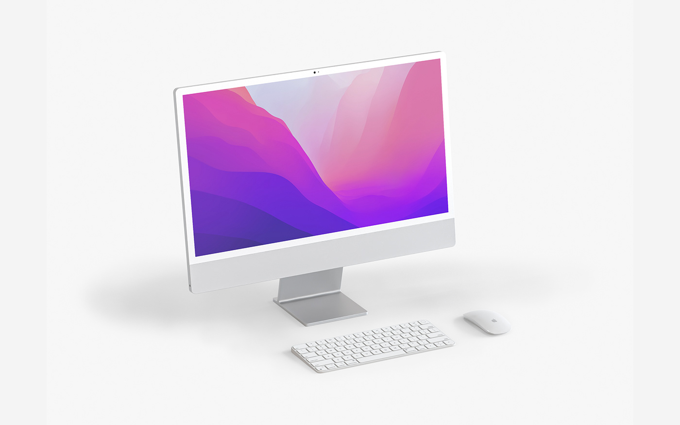 3D apple branding  iMac imac mockup mock up Mockup mockups psd template