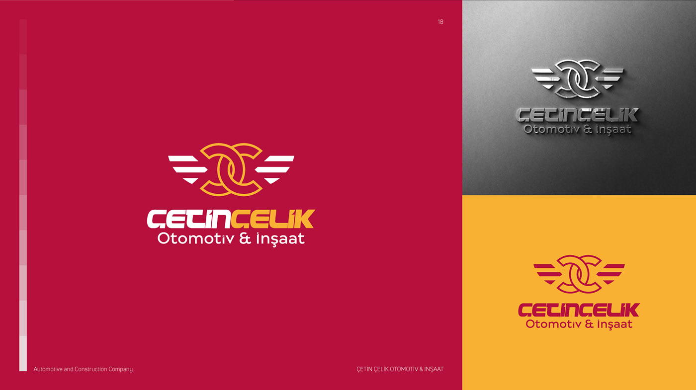 Çetin Çelik Otomotiv İnşaat Logo