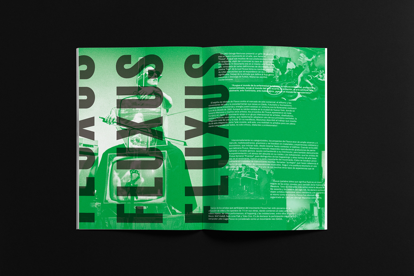 editorial fanzine type typography   graphicdesign colour tv video experimental