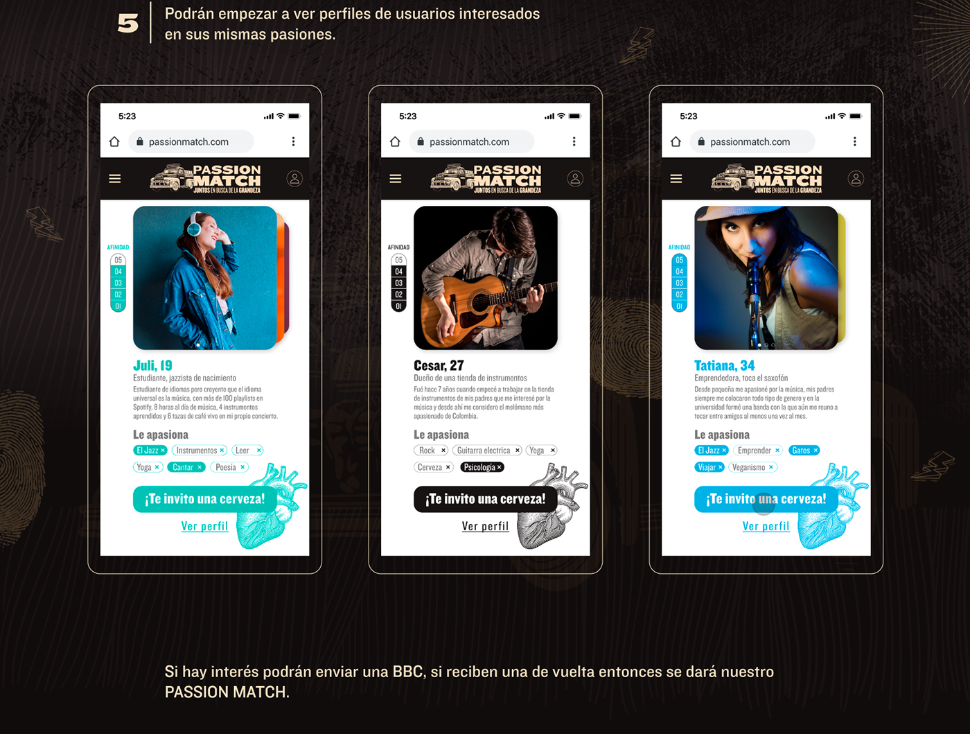 APP PASSION MATCH BY BOGOTA BEER COMPANY