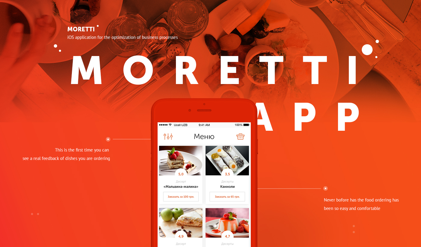 app UI ux mobile Interface ios application restaurant Food  bar