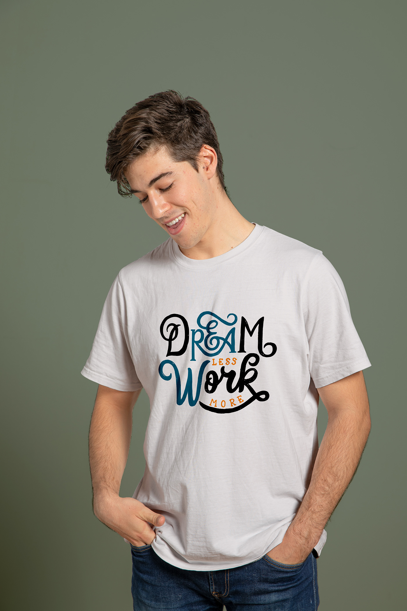Custom graphic design  simple T-Shirt Design trendy ypography