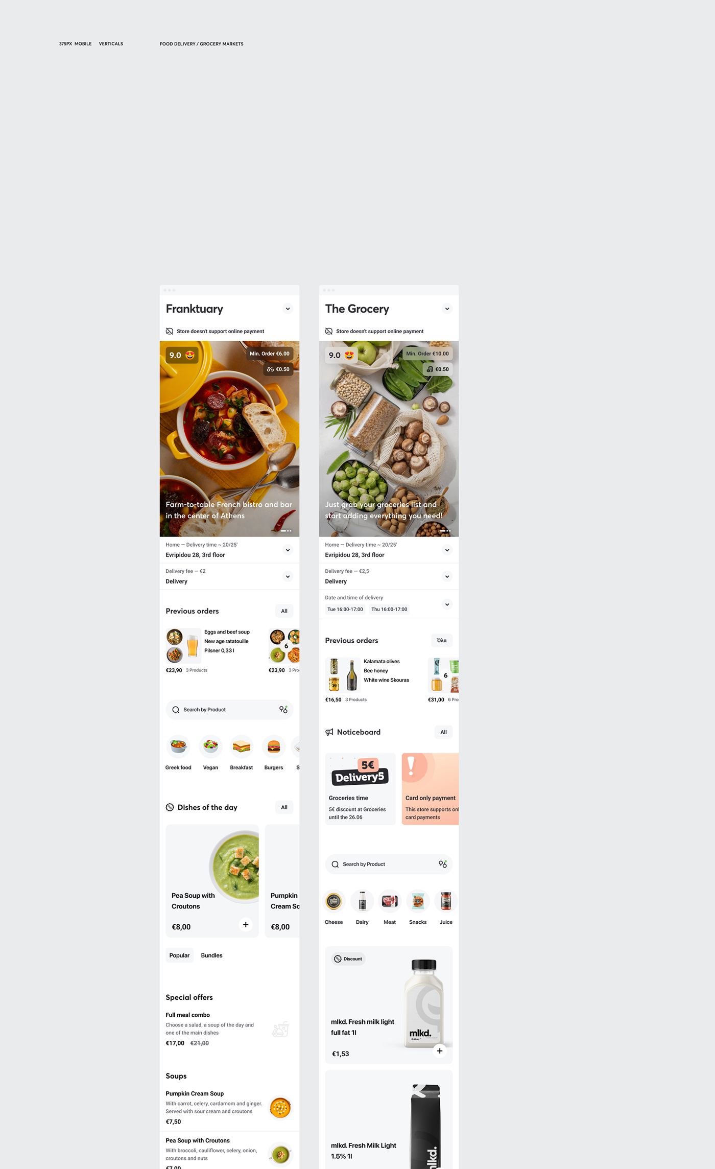 delivery app flat Food  food delivery minimal Responsive ui ux user interface Web Design  delivery