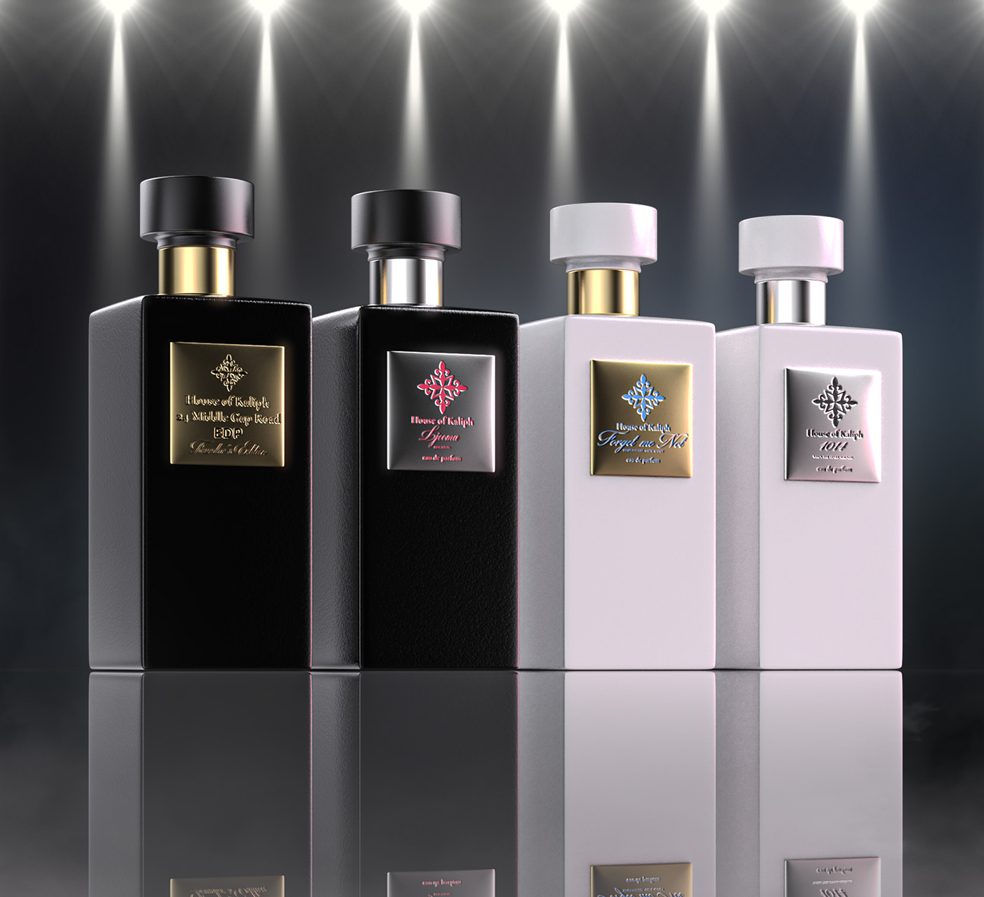 3d modeling bottle Fragrance keyshot Packaging perfume Photography  product design  Render visualization