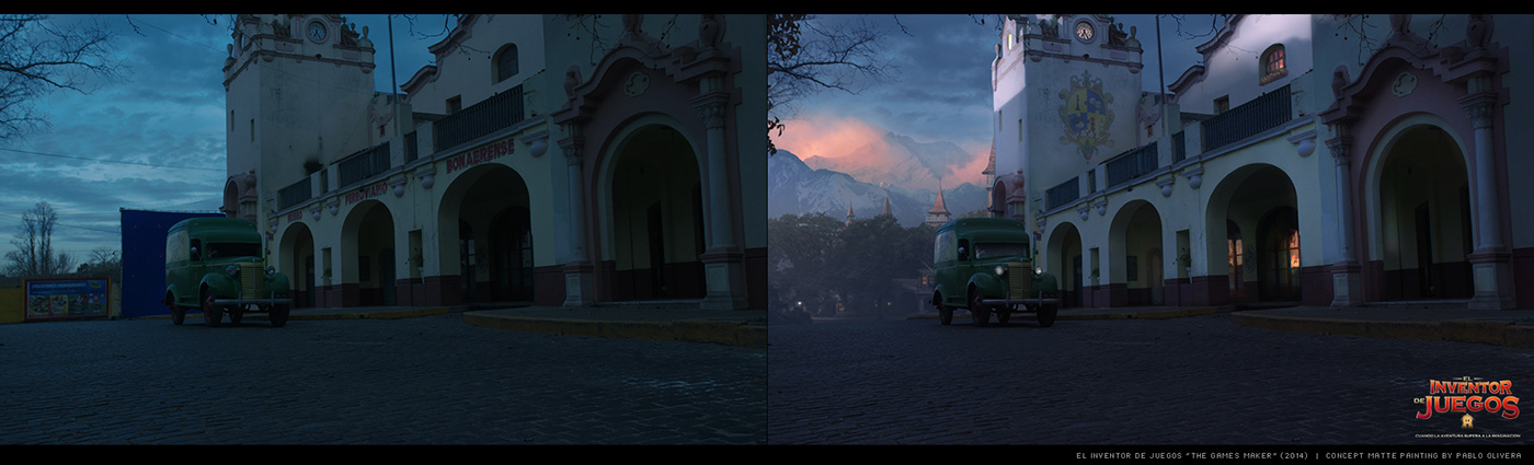 Matte Painting for films and commercials