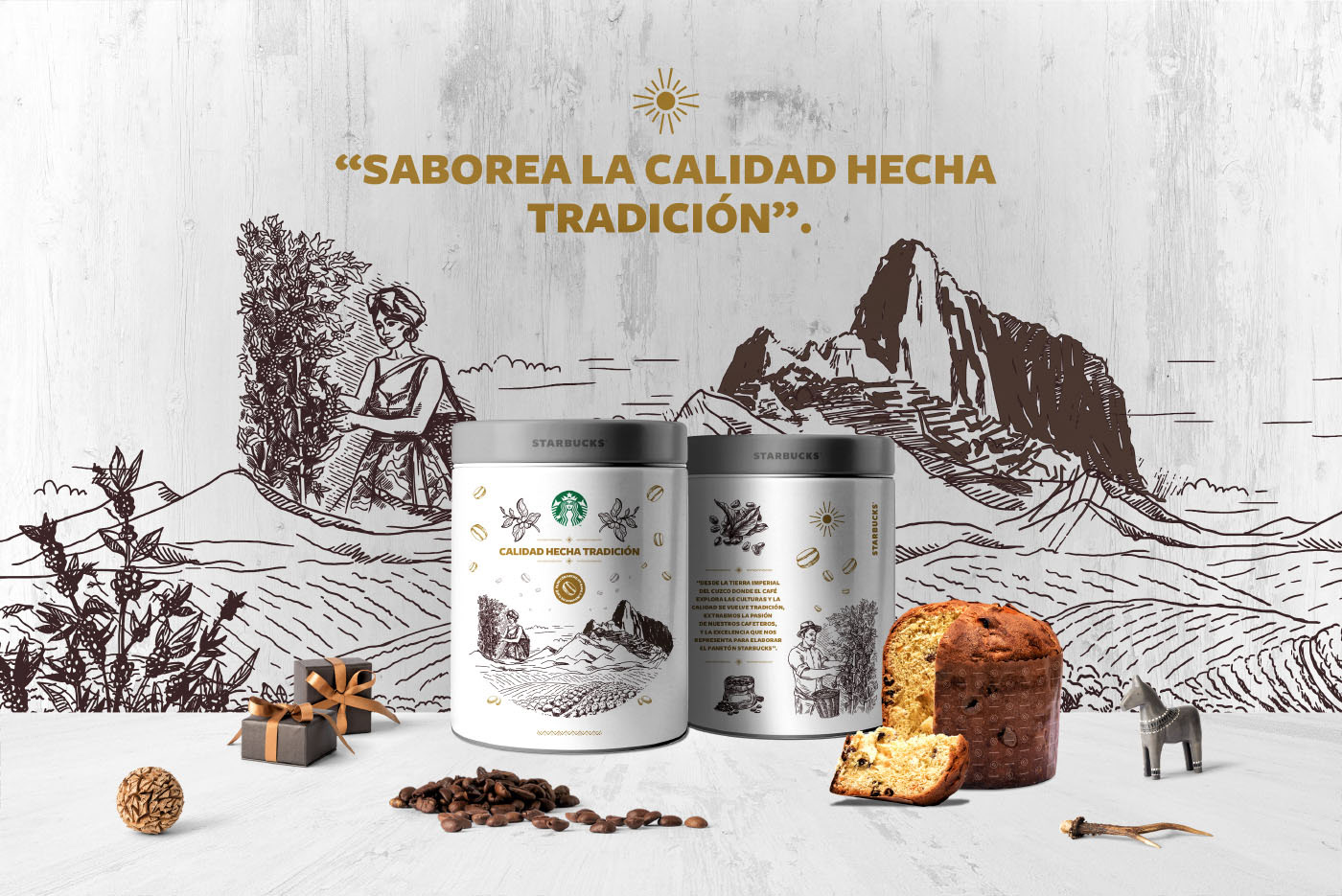 peru inca Coffee culture Food  green Packaging crop drink premium