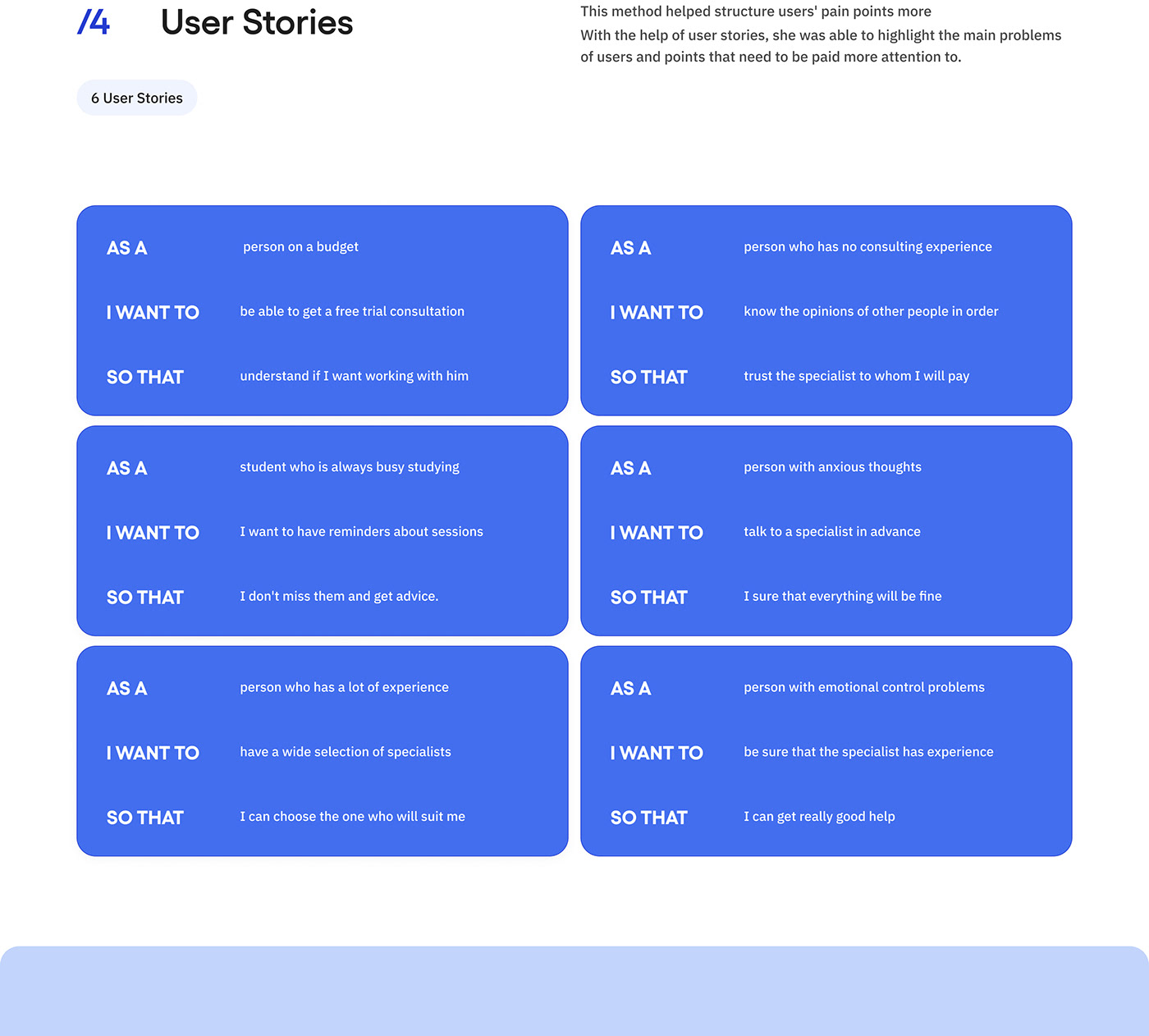 UI/UX landing page research ux service Website identity Figma Adaptive mobile