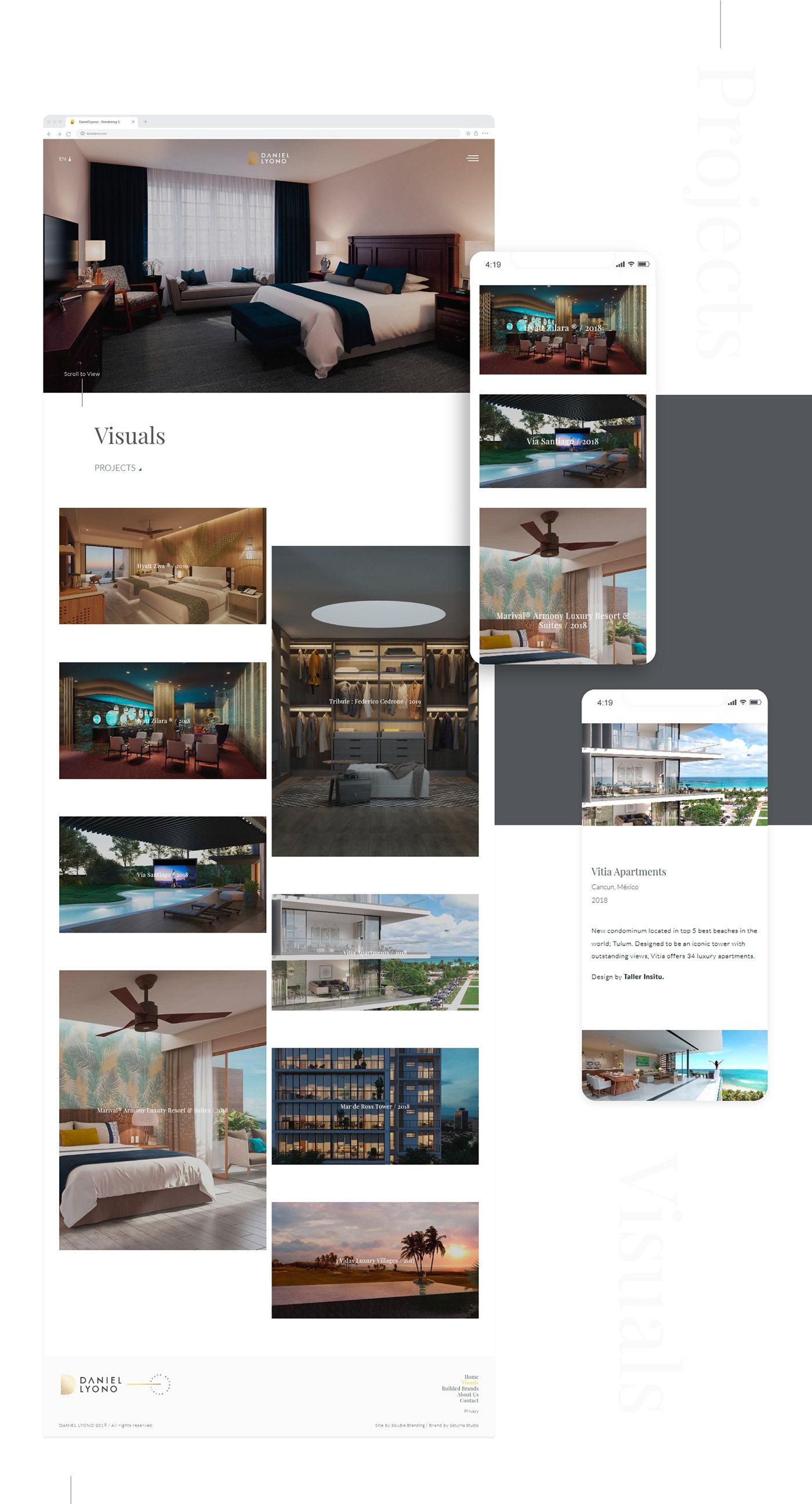 Diseño web Web Design  UI ux Web architecture rendering Website digital movil design 