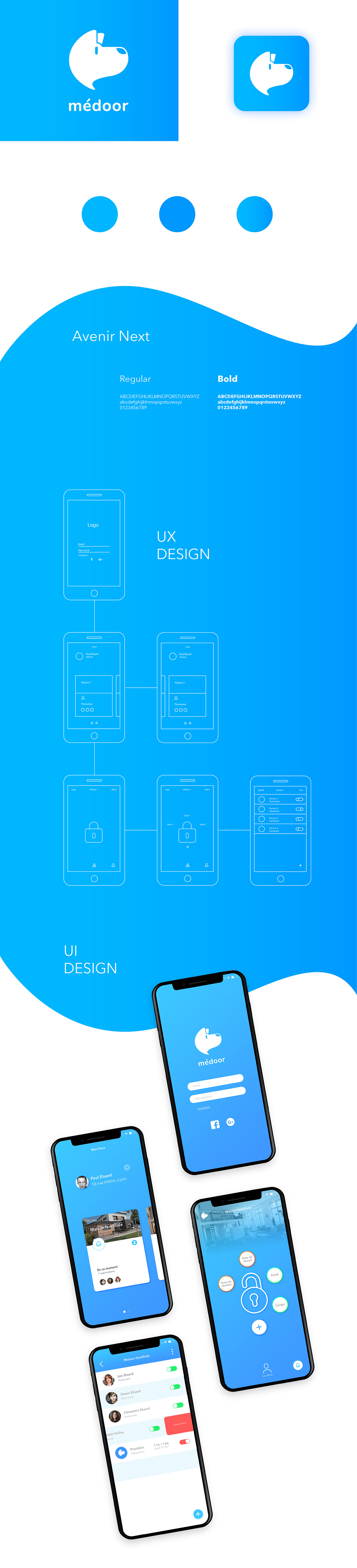graphisme design graphique app design application UI ux Interface france bellecour logo