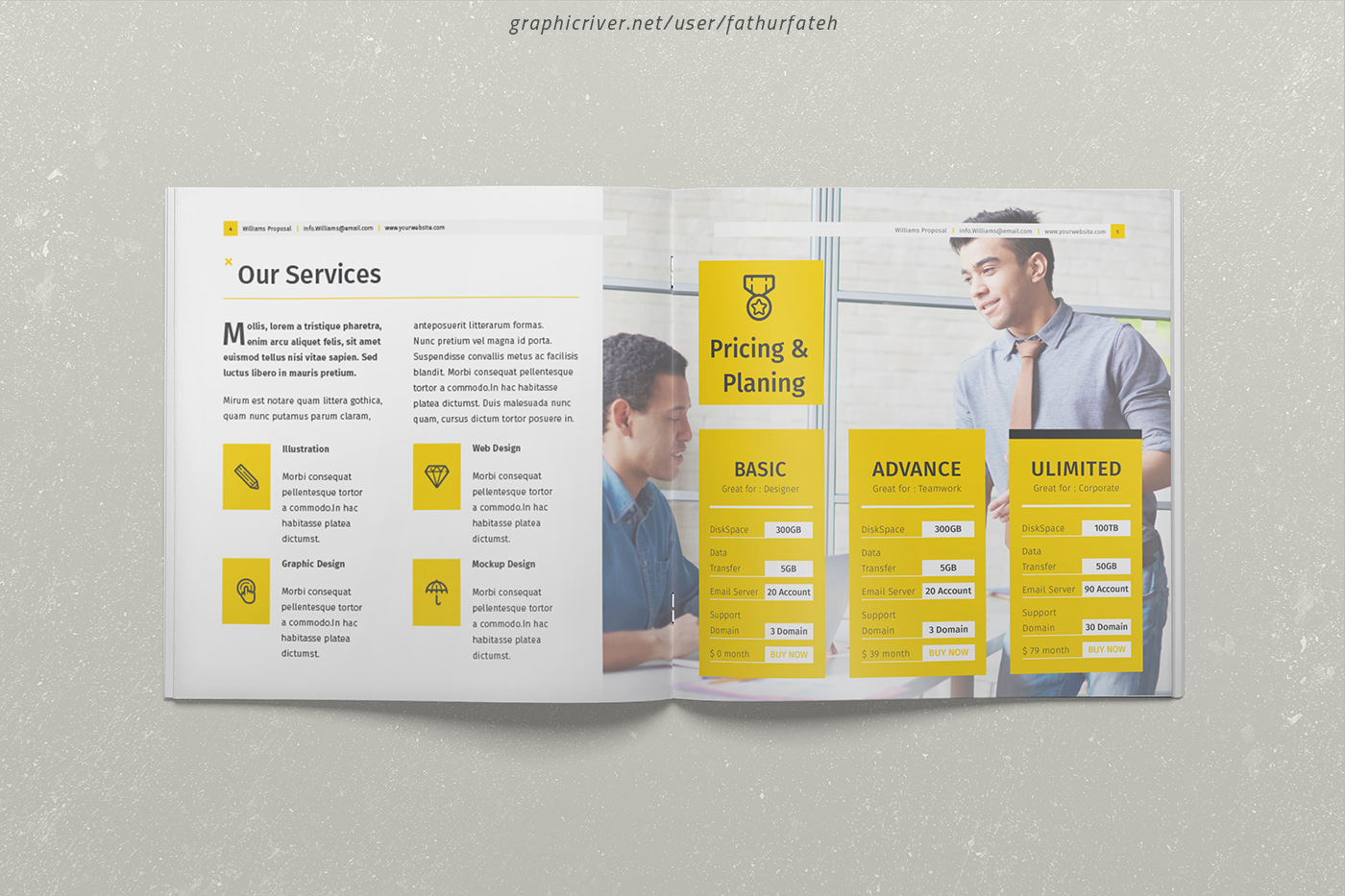 agency porposal brand brief brochure design business Business Porposal clean corporate creative design