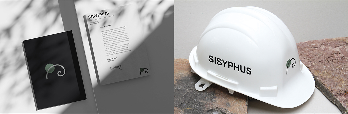 branding  brand identity architecture identity construction brand design brandbook sisyphus art