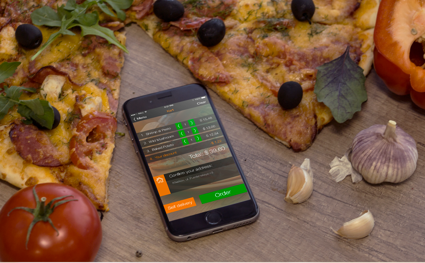 app mobile design pizza app pizza delivery Food  cuisine italian restaurant ios ui ux