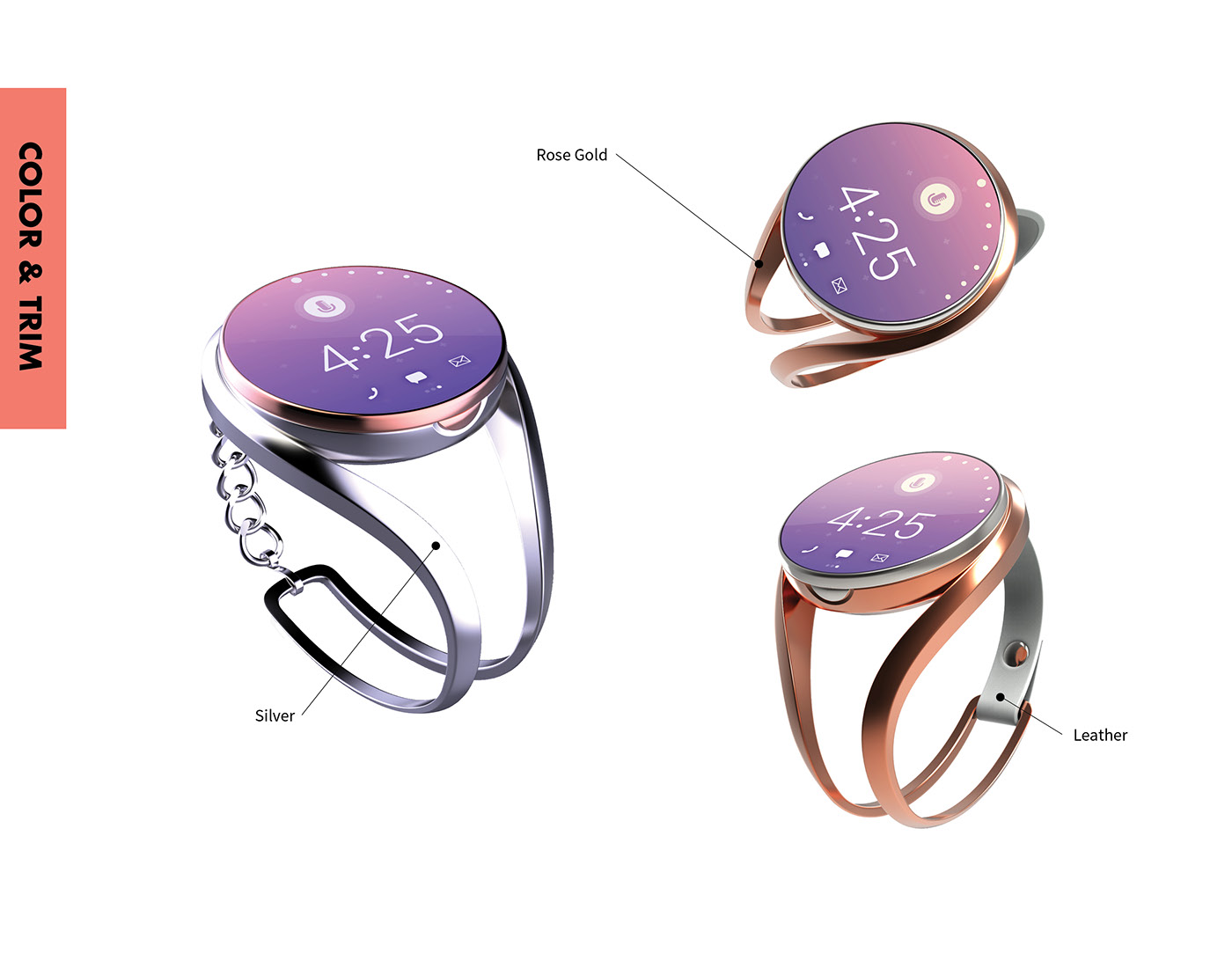 Wearabletech smartwatch watch Interface UI/UX Wearable Classic Innovative jewelry