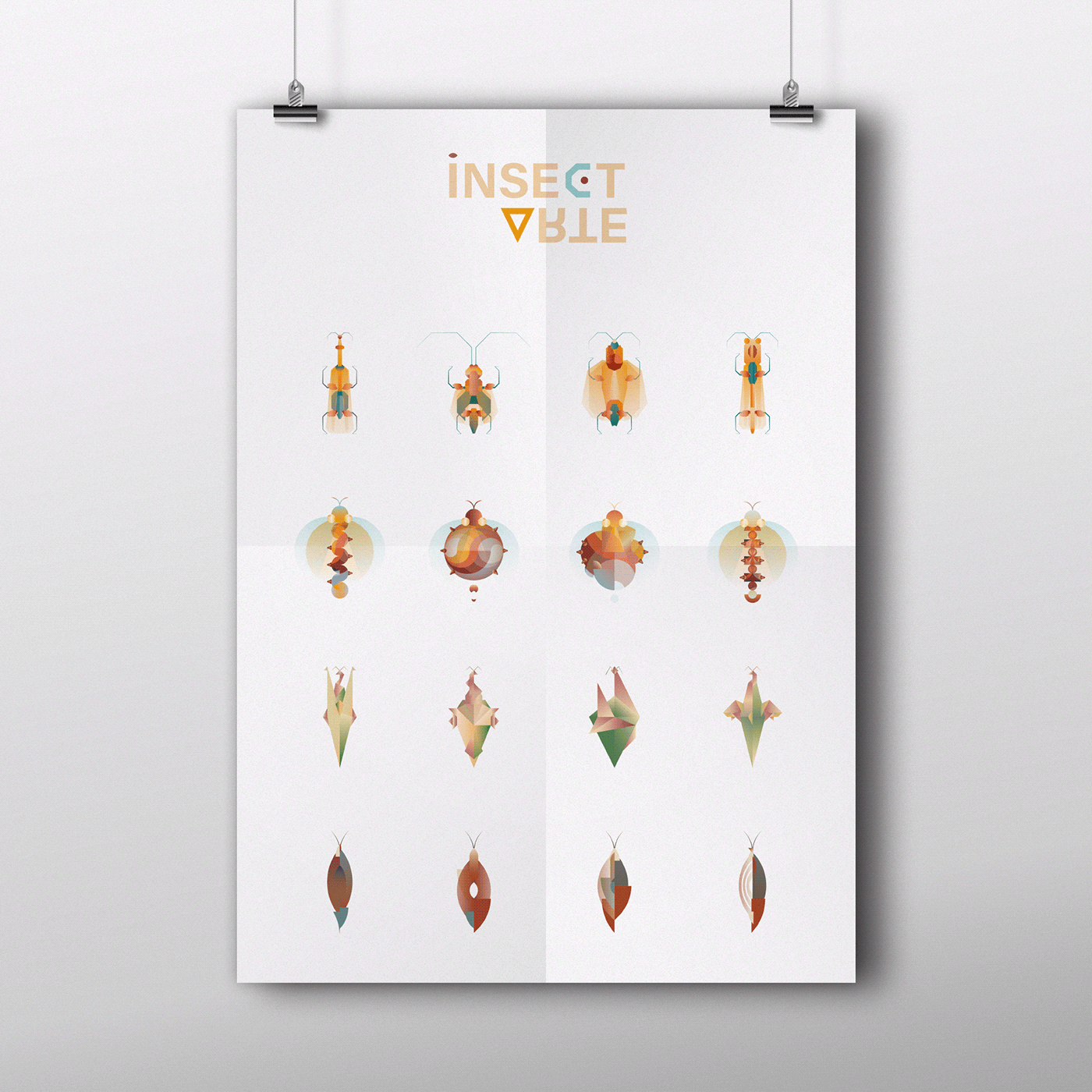 arte colección design diseño diseño gráfico graphic design  ILLUSTRATION  ilustracion insectos Vectorial