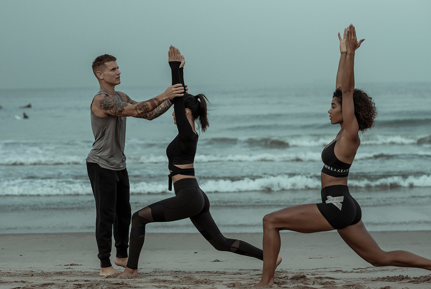 fitness Yoga Active athletic lifestyle outdoors beach body