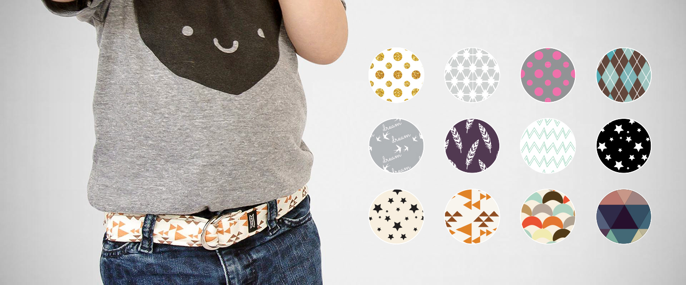 Kidsfashion baby Hipster accessories fabric Patterns belts Clothing BABYFASHION