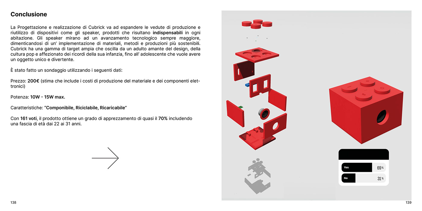 product design  Sustainability dfd design for disassembly LEGO music industrial design  speaker recycle PLAmaterial