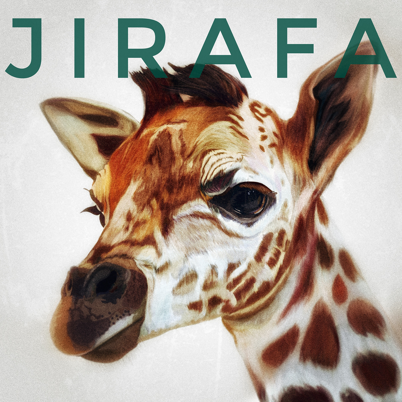giraffe jirafa animal adobe fresco ILLUSTRATION  Digital Art  vector olbap olbapdesign Drawing 