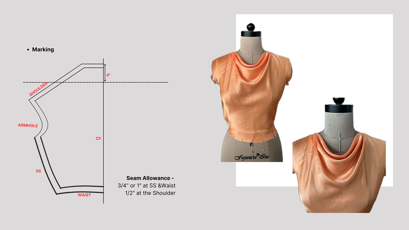 draping Fashion  design Garments corset zerowaste
