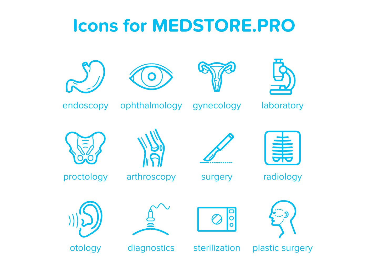 icon design  outline icon medical medicine medstore.pro icons