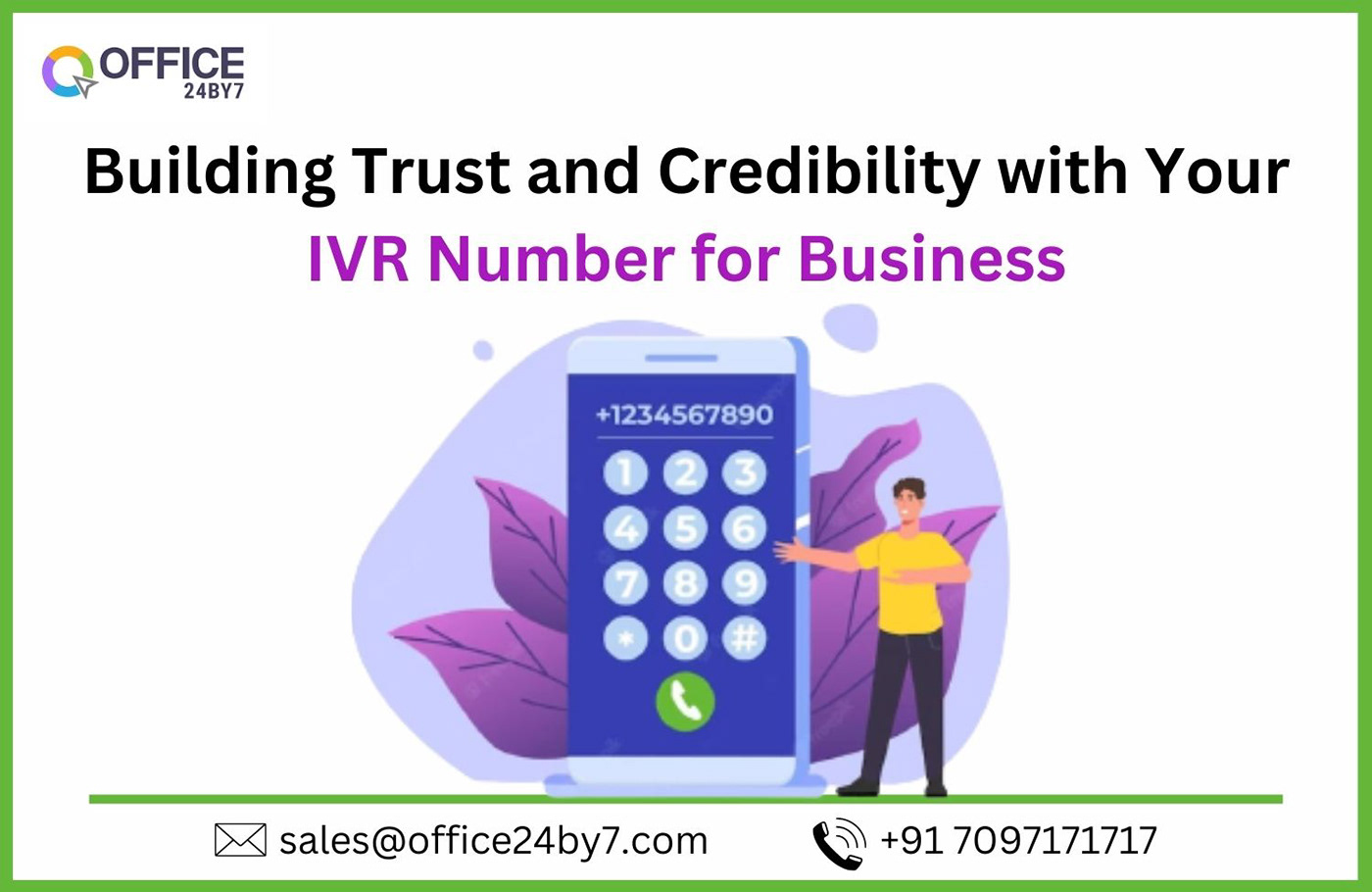 IVR number for business