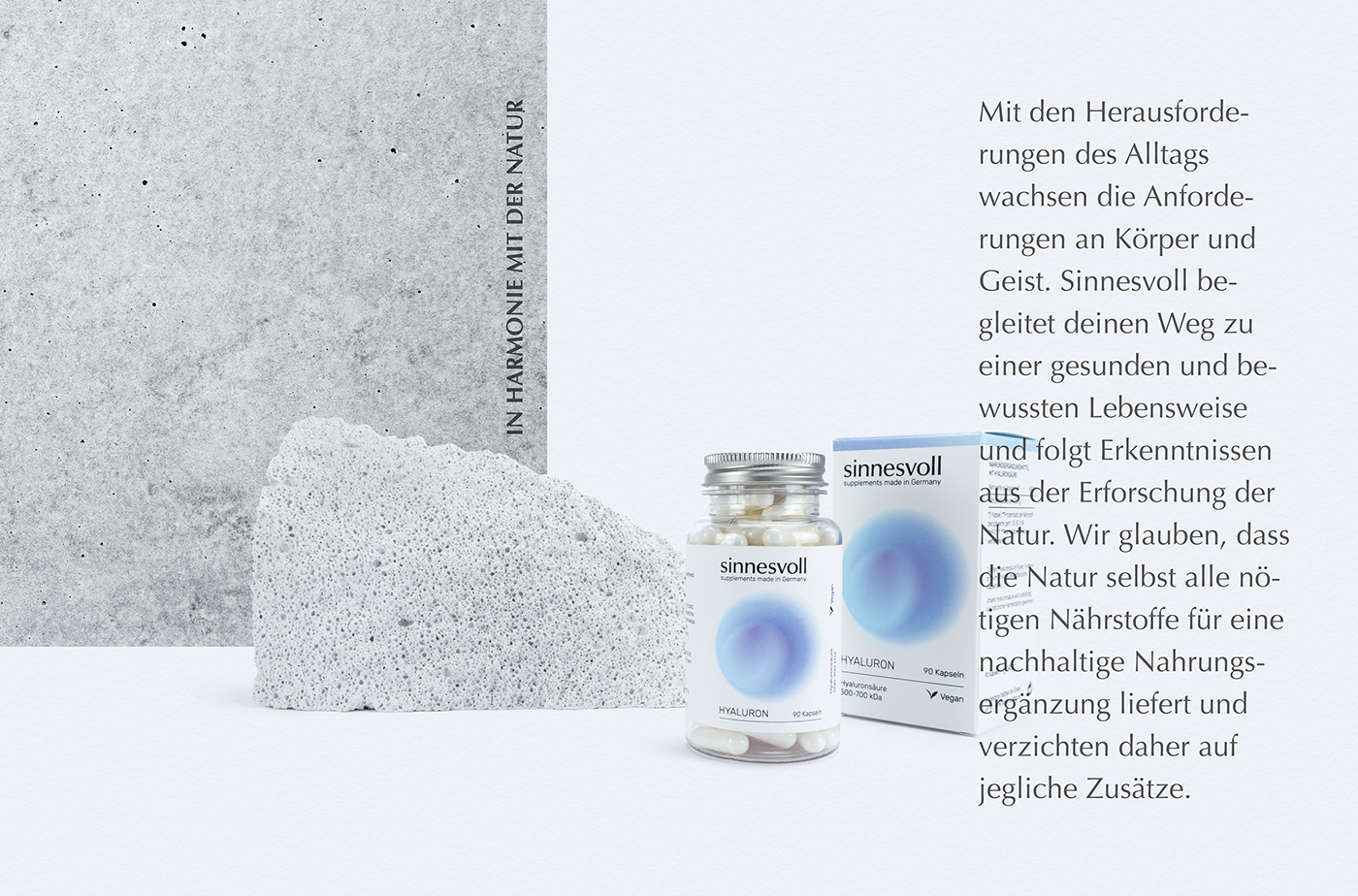 sinnesvoll supplements Packaging design ILLUSTRATION  graphic design  Frankfurt am Main germany kommunikationsdesigner Logo Design