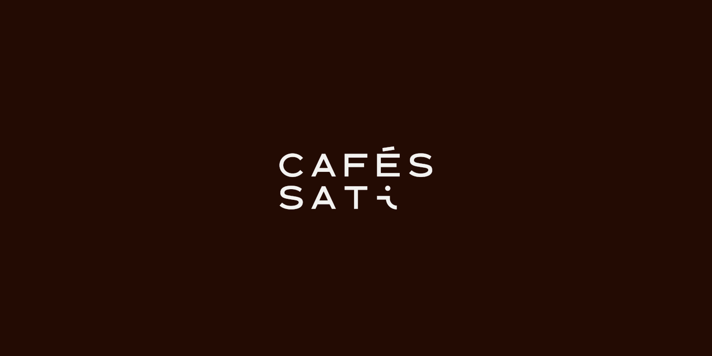 branding  cafes Coffee Dynamic line rebranding Sati logo Packaging Web