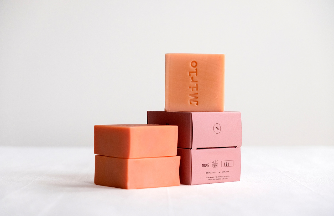 branding  france Good organic Packaging savon skincare soap Sustainable typography  
