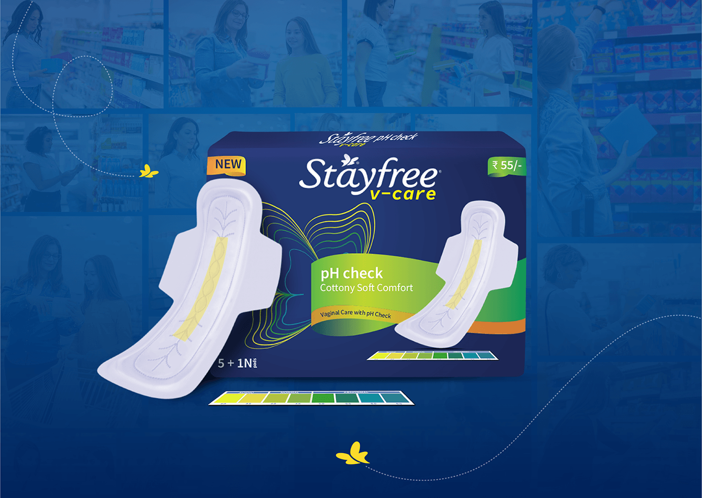 Stayfree periods sanitary pad sanitary napkin women menstruation feminism woman Health brand identity