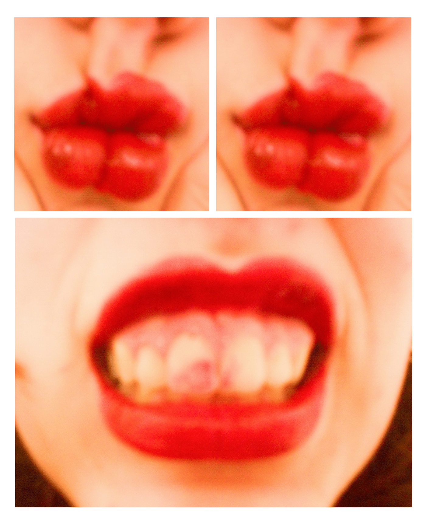Cybershot Fotografia fotoperformance girly lips red