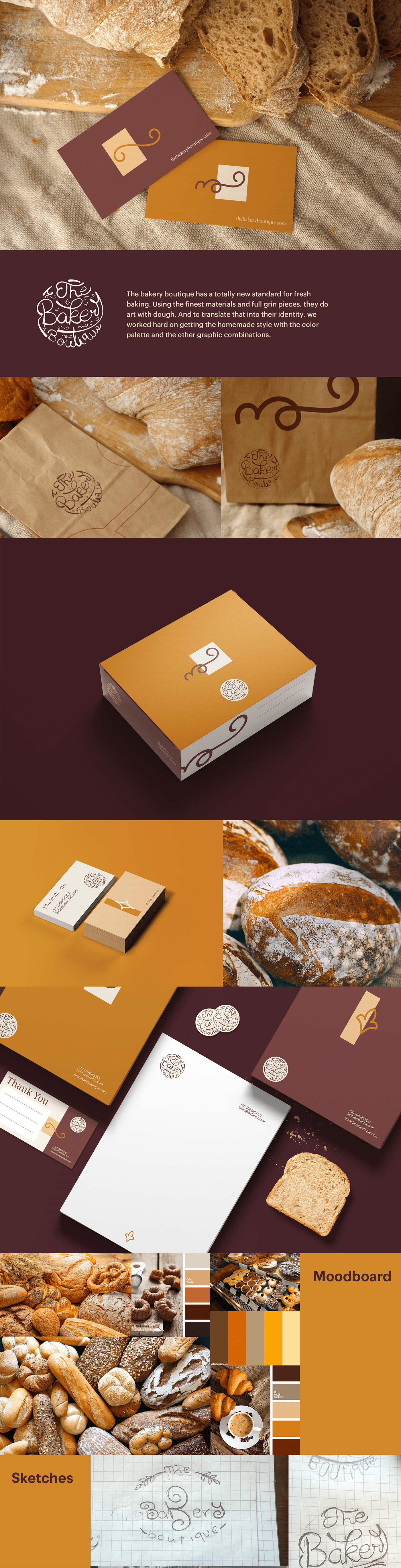 bakery baking logo stamp Packaging visual identity brand identity branding  design