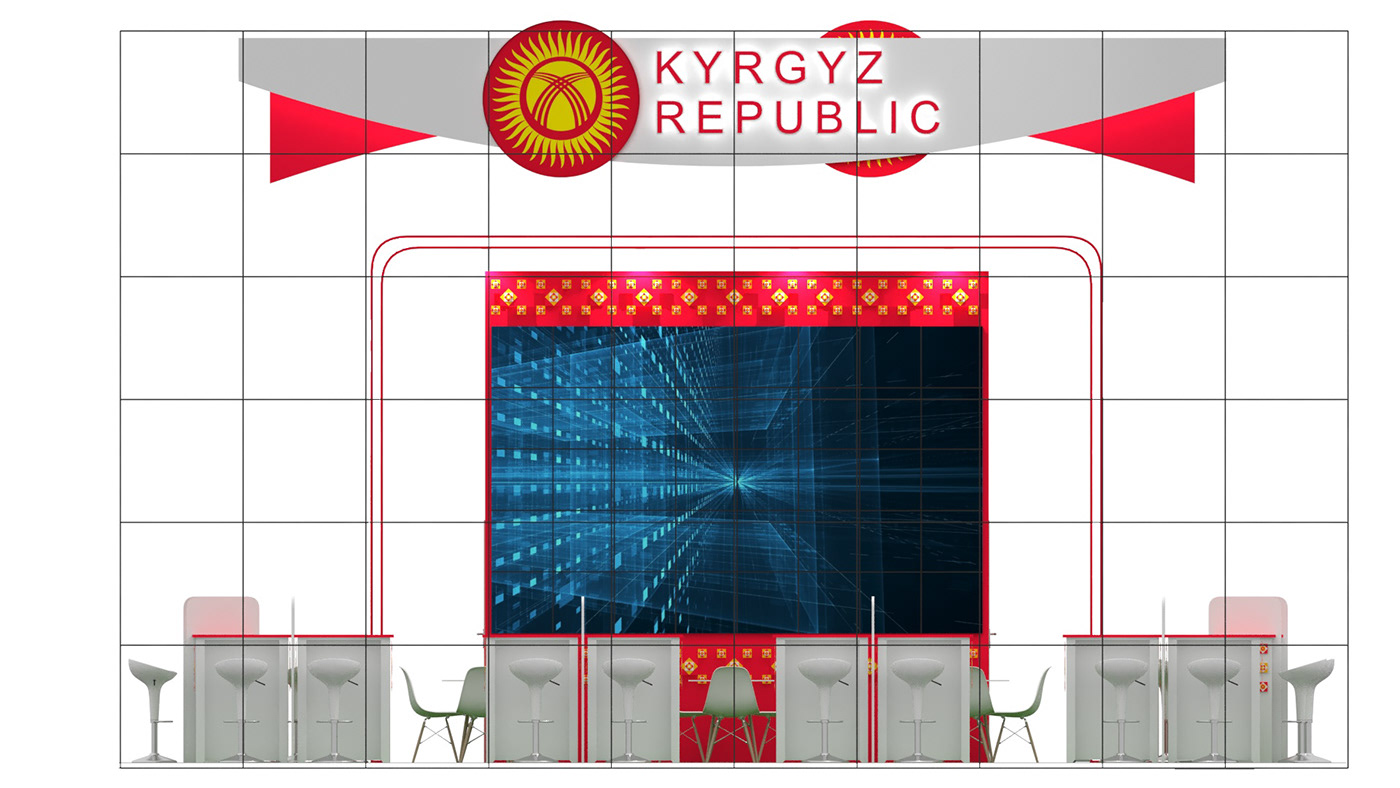 Exhibition  Exhibition Design  exhibition stand expo Kyrgyz Republic MITT 2023 Stand киргизская респу