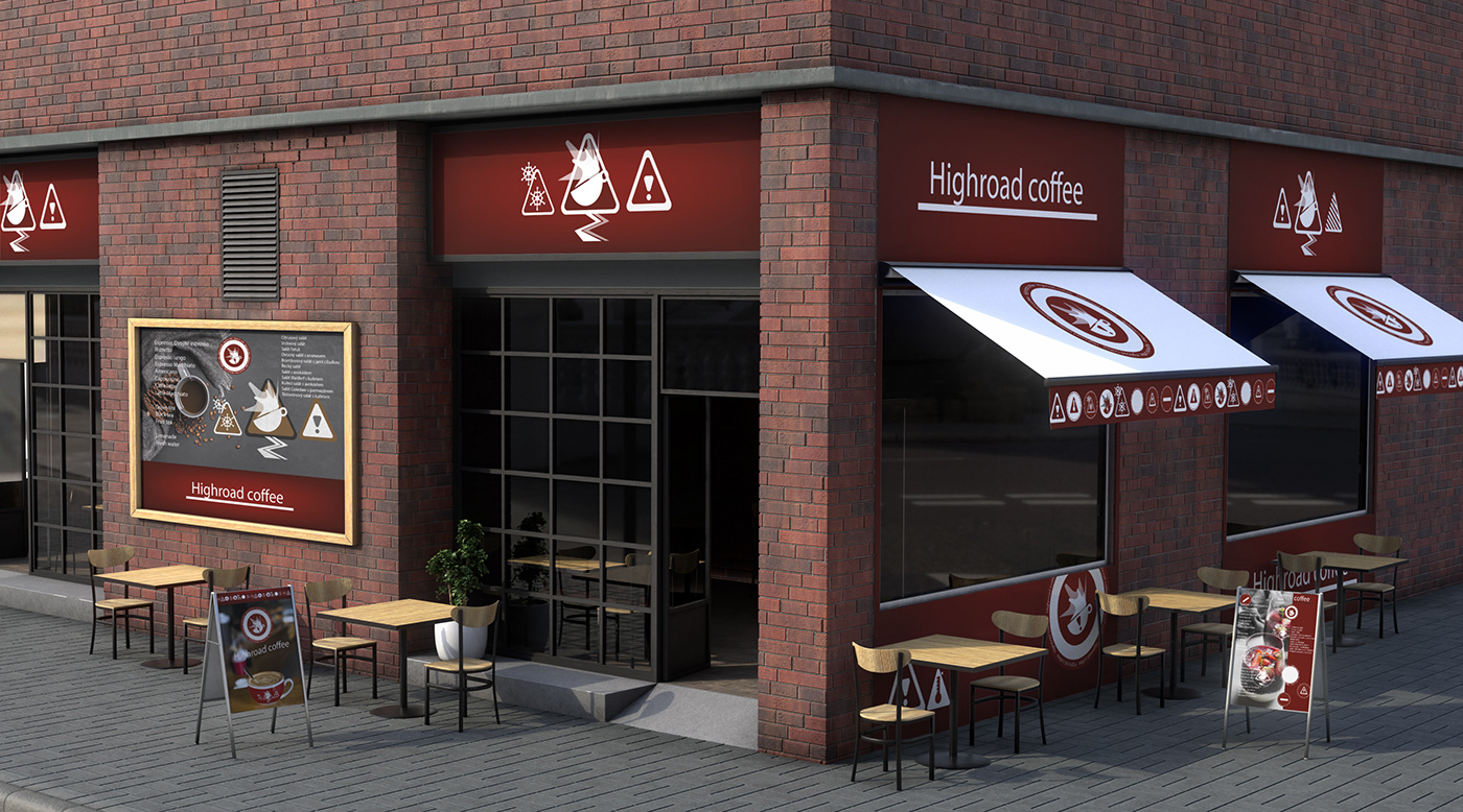 adobe illustrator Adobe Photoshop coffee shop design brendu design kavárny design shops graphics design Logotype