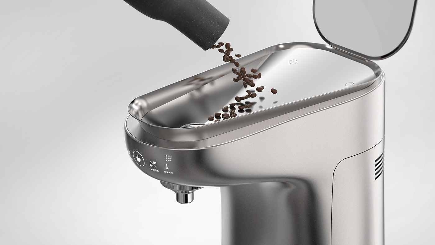 Coffee UI ux app product design kitchen product design  water purifier Coffee machine