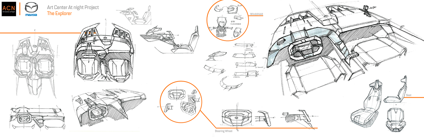 mazda car design design transportation car render sketch car sketch Automotive design product design  off road