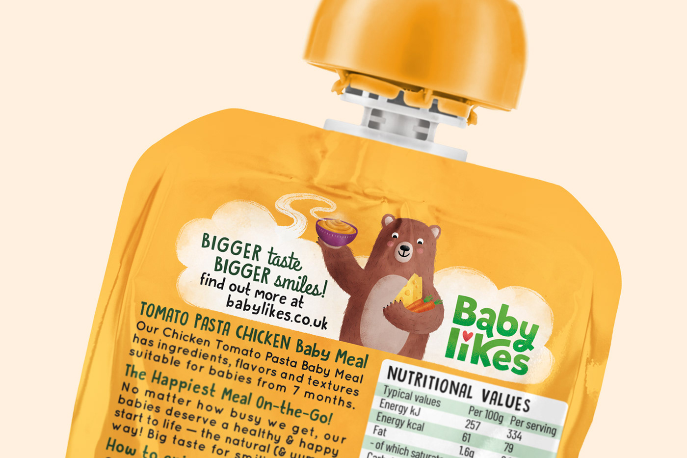 babyfood babyfood packaging foodillustration brand identity Branding design brandingillustration ILLUSTRATION  Packaging packaging design packagingillustration