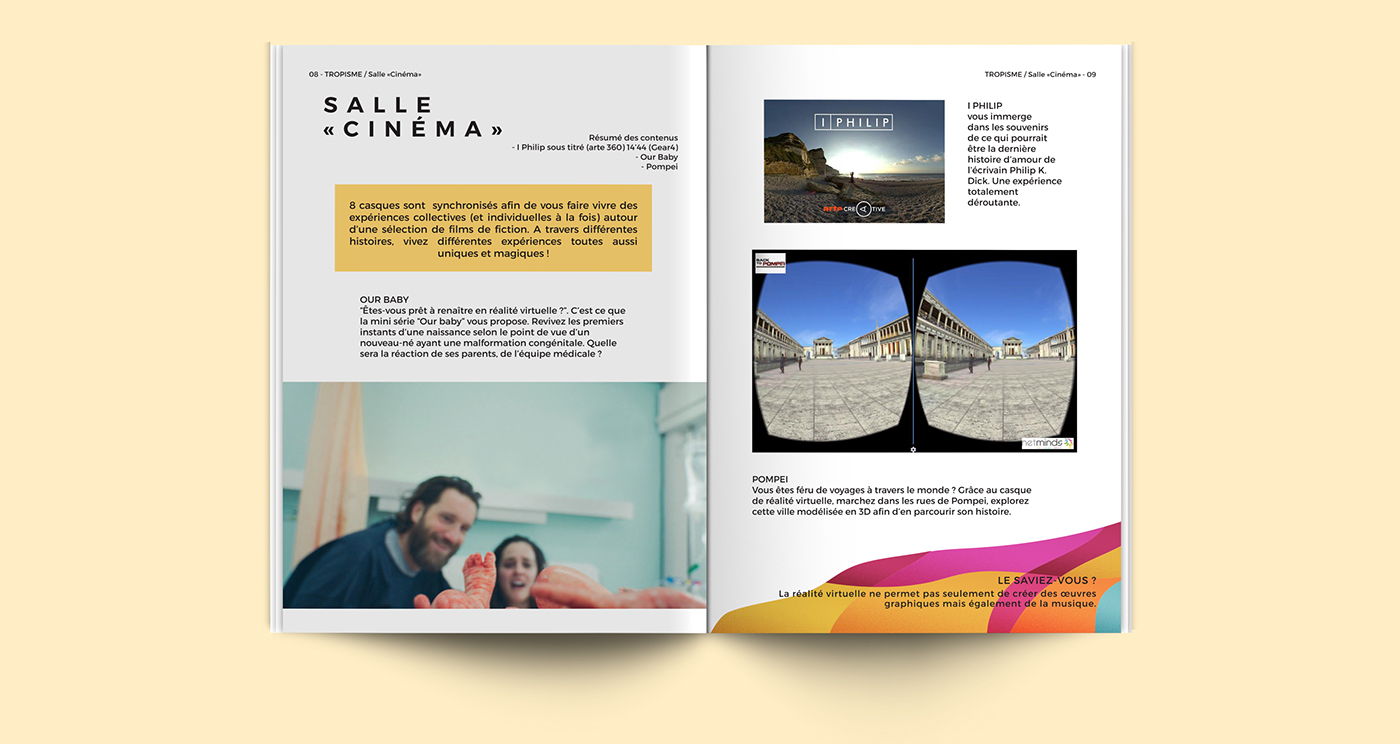 brochure visual poster festival colors editorial book publication magazine Minimalism