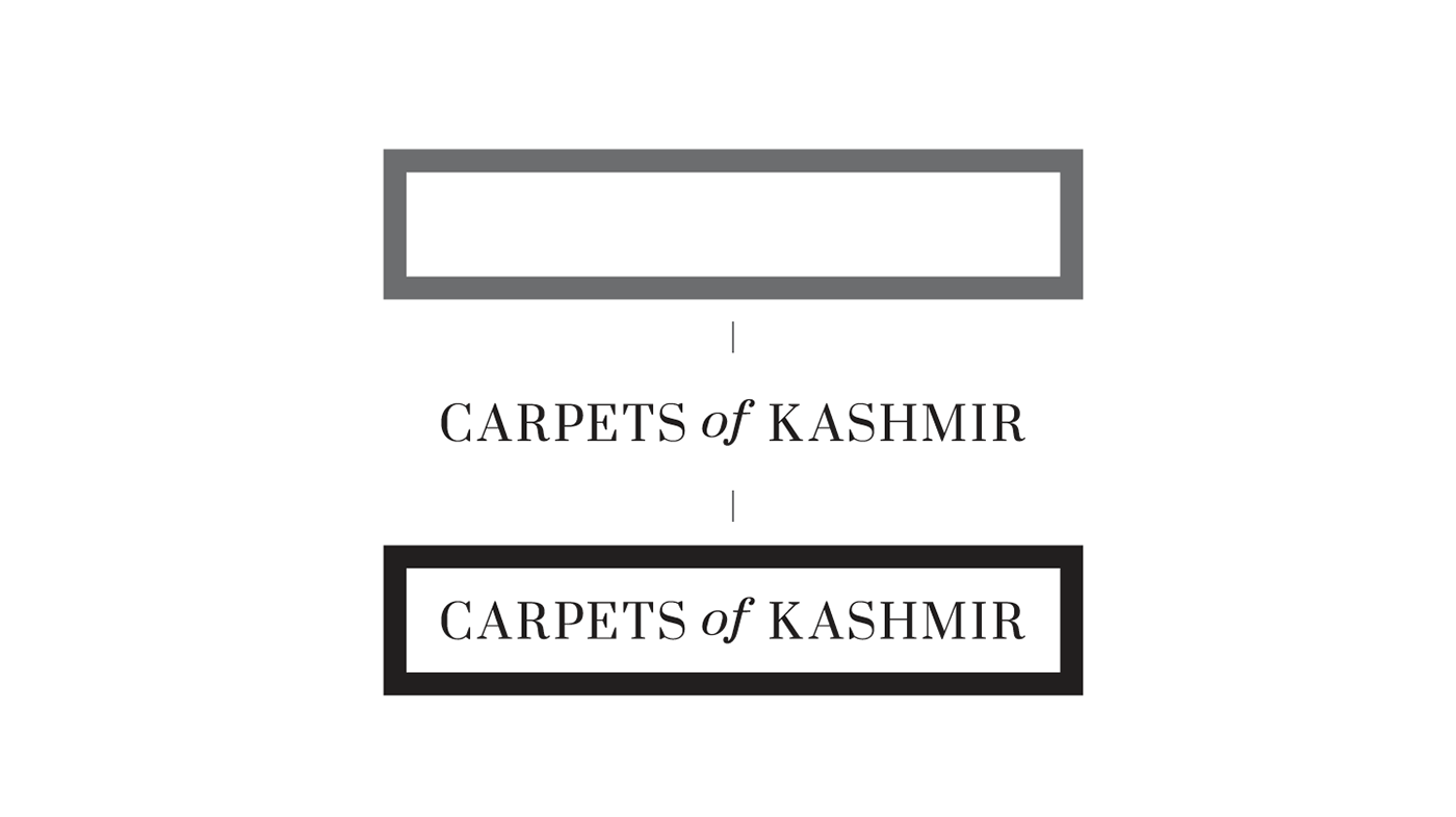 carpets brand identity revival digital design carpets of kashmir motif