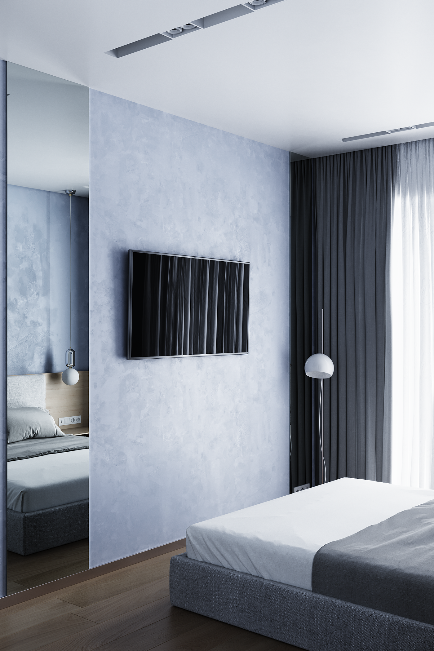 bedroom minimalist Interior bedrooomdesign минимализм спальня дизайн спальни современный contemporary bedroom design
